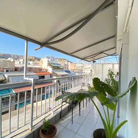 Top Floor Apt With Balcony - Acropolis View & Sunset - Koukaki-3